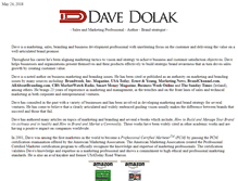 Tablet Screenshot of davedolak.com