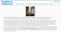 Desktop Screenshot of davedolak.org
